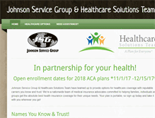 Tablet Screenshot of jsghealthplans.com